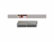 KAPRO® lať 153-31 2500 mm, 2 vodováhy, zdivo