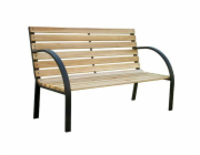Zahradní lavice EVERILD, 125x55x75 cm