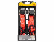 Upínací popruh Strend Pro TRS-602, pásek se sponou, 25 mm, L-1,8 m, max. 250 kg, balení. 2 ks