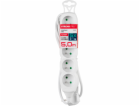 Kabel DG-F805B L-5 m, prodlužovací kabel, bílý, 5x zásuvka