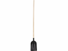 Lopata S504A.WH, model 7131, černá, úzká, dřevěná rukojeť