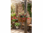 Strend Pro LC-CocoH-22, 25x25x12 cm, závěsný, ocel/kokos, závěsný, s řetízkem a závěsem
