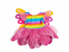 Bigjigs Toys Duhové šaty víly s křídly pro panenku 34 cm