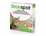 VETOQUINOL Dronspot (2,5-5kg) - odčervovací kapky pro kočky - 2x0,7ml