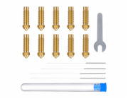 Sada mosazných trysek pro ELEGOO Neptune 4 Plus / 4 Max (0,4 mm x 4, 0,6 mm x 2, 0,8 mm x 2, 1,0 mm x 2)