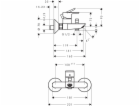 Hansgrohe Neovis koupelnová baterie, chrom