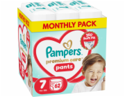 Plenkové kalhotky Pampers Premium Care 7, 15+ kg, 62 ks.