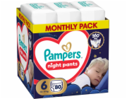 Pampers Night Pants 6 13-19 kg, 80 ks.