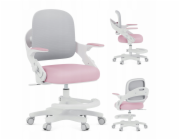 Otočné křeslo Junior 4.3 Pink-Grey