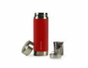 Yoko Design termoska se sítky na louhování čaje 350ml, červená