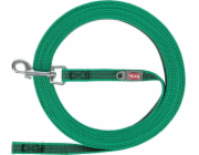 Trixie gumové vodítko pro psy, S–M: 15 m/15 mm, zelené