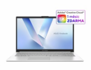ASUS NTB Vivobook Go 15 (E1504TA-BQ163W), N150, 15.6" FHD, 8GB, 128GB UFS, UHD, W11 Home, Cool Silver