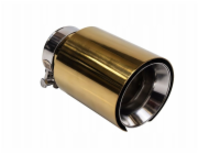 Poujoulat Typ koncovky tlumiče: 51 89 mm Vstup 70 mm Zlatý saténový