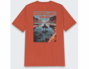 Carhartt Pracovní tričko Caterpillar ČERVENÉ
