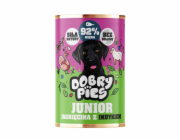 DOBRY PIES Junior Jehněčí s krůtou – vlhké krmivo pro psa – 400g