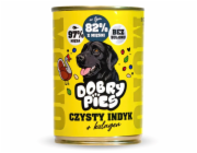 DOBRY PIES Mono Čistá krůta + kolagen – vlhké krmivo pro psa – 400g
