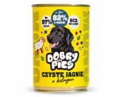 DOBRY PIES Mono Čisté jehněčí + kolagen – vlhké krmivo pro psa – 400g