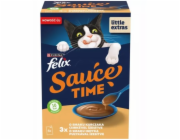 PURINA Felix Sauce Time Box - mokré krmivo pro kočky - 6x40g