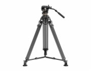 Videostativ Neewer LL55 z uhlíkových vláken s olejovou hlavou a rychloupínacím mechanismem