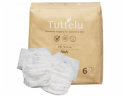 Kindii Tuttelu, bambusové jednorázové pleny, velikost 6 (16-26 kg), 22 ks.