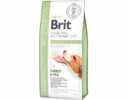 BRIT Veterinary Diets Grain Free Diabetes Turkey and pea - suché krmivo pro psy - 12kg