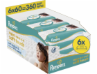 Pampers Vlhčené ubrousky Aqua Soft Touch 6x60 ks [Bez pla...