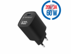 Gembird TA-UC-1C-PD60LCD-01-BK 60W rychlonabíječka s USB-...