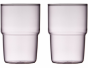 Bormioli Rocco Sklenice na pití Torino 400 ml 2 kusy růžové 30199