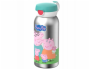 Mepal Steel Bottle Flip Cap Campus 600 ml Peppa Pig 107489065412