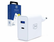 3mk FlowPower 45W 1A1C PD3.0 QC4+ White