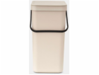 Brabantia Sort & Go 16L měkký béžový odpadkový koš 251740