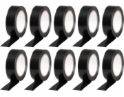 Páska Strend Pro, 19 mm, L-10 m, max. 80°C, 600V, černá, izolačná, lepicí, PVC, bal. 10 ks