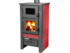 Kachle Pro TAURUS Ceramic, červené, 12 kW, 120 mm, s rúro...
