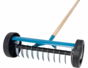Hrable na trávnik Strend Pro R152W, 11 zubé, prevzdušňovacie na burinu, s kolieskami, s násadou