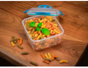 Dóza MagicHome Lunchbox set YH309, sada 3 ks, 1200 ml, 170x170x126 mm, čtvercová, Clip