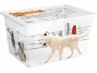 Box s vekom KIS C Style Pets XL, 50 lit., 39x55x31 cm