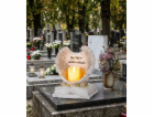 Dekorace MagicHome, Andělská křídla na knize se svíčkou, ...