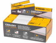 Tužka Strend Pro, 176 mm, červená tuha, oválná, na sklo a keramiku, Sellbox 72 ks