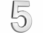 MagicHome "5" domovní číslo, s lepicí páskou, stříbrné, s...