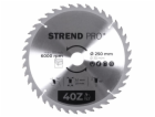 Strend Pro TCT 250x3,0x30/20 mm 40T, pilový kotouč na dře...