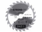 Strend Pro TCT kotouč 210x2,6x30/20 mm 24Z, na dřevo, pil...