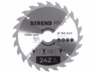 Strend Pro TCT 190x2,4x30/20 mm 24T, pilový kotouč na dře...