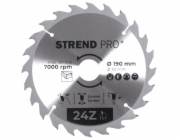 Strend Pro TCT 190x2,4x30/20 mm 24T, pilový kotouč na dřevo, SK plátky