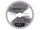 Strend Pro TCT 185x2,2x30/20 mm 40Z, pilový kotouč na dře...