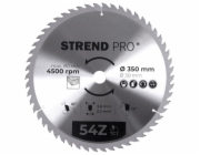 Strend Pro TCT 350x3,6x30 mm 54Z, pilový kotouč na dřevo, SK plátky