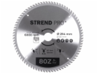 Strend Pro TCT 254x3,0x30/20 mm 80Z, pilový kotouč na dře...