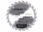 Strend Pro TCT 165x2,2x20/16 mm 24T, pilový kotouč na dře...