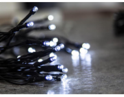 Řetěz MagicHome Christmas CEIBO, 96 LED studená bílá, 8 funkcí, časovač, 3xAA, venkovní, osvětlení, 