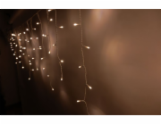 Řetěz MagicHome Christmas Icicle, 360 LED teplá bílá, jedno světlo, časovač, 230 V, 50 Hz, IP44, ven