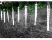 Řetěz MagicHome Christmas Icicle, 352x LED studená bílá, 16 palců, efekt vodopádu, 230 V, 50 Hz, IP4